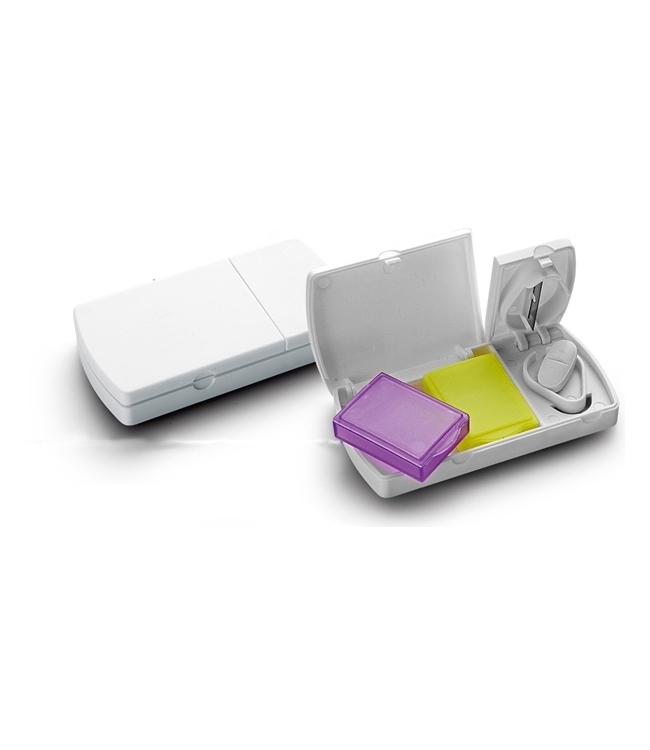 Art. FS 2003 Portapillole con taglierina e 2 box